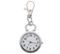 Veemoon Large Dial Quartz Pocket Watch for Elderly and Students Zinc Alloy Nurse Watch with Big Numbers Small Stainless Steel for Doctors and Exams