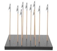 Veemoon Large Model Clips Base Stand Set with Bamboo Coloring Sticks and Alligator Spray Painting Clamp Holder, DIY Model Painting Workbench for Hobbyists and Airbrush Artists