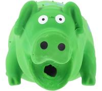 Veemoon Latex Pig Squeaky Chew for Pet Dogs Green Ball Shape