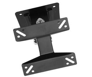 Veemoon Lcd Tv Bracket Rotatable 14-27 Inch Display Mount Heavy Duty Steel Adjustable Angle Holder Easy to Install Suitable for 75/100mm Hole Spacing