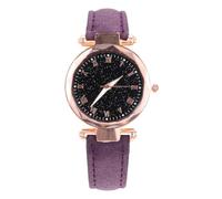 Veemoon Leather Strap Watch Elegant Roman Dial Leisure Stylish Holidays and Anniversaries Comfortable Fit for Womens Wrists Durable and Leather Construction