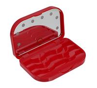 Veemoon Led Eyelash Storage Box False Eyelash Organizer Mirror for Wispy Cluster Lashes