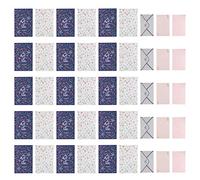 Veemoon Letter Paper and Envelopes Set 45pcs Assorted Color Flower and Animal Printed Each Style Contains 6 Sheets of Beautiful Writing Papers and 3 Envelopes Safe for Home Use