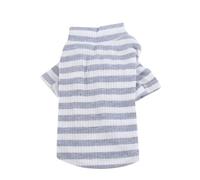 Veemoon Lightweight Cotton Dog Shirt with Stripe Pattern for Pet Dogs Prevents Cold for Sleeping Time or Everyday Wear Fashionable and Fine in Detail Apparel