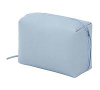 Veemoon Lightweight Pu Makeup Bag for Travel and Storing Cosmetics, Multipurpose Design with Simple Colour Matching and Fashion All-Match Style, Portable Small Toiletry Bag with Generous