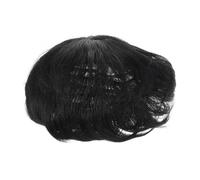 Veemoon Lightweight Short Hair Wig Hairpiece for Men Natural Looking Bald Replacement Hair Extension Chemical Fiber Easy to Attach for Daily Use and Special Occasions