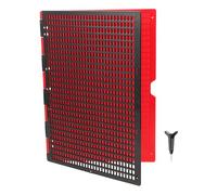 Veemoon Line Braille Writing Board with Thickened Plastic Construction and Beginner Braille Pen Assistive Writing Tool for Blind Education and Home Use