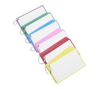 Veemoon Lined Index Cards Notepads with Covers Small Portable Memo Pads for Students and Teachers for Study Notes Work Records and Inspiration Compact Design for Easy Carrying