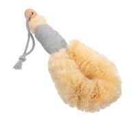 Veemoon Long Handle Natural Fiber Bath Brush Anti-Cellulite Exfoliating Back Scrubber for Shower Improves Circulation Reduces Fat for Body Massage