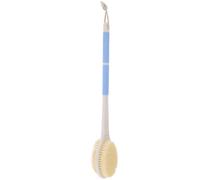 Veemoon Long-Handled Bath Brush Double-Sided Exfoliating Body Scrubber for Men Women for Back Cleaning in Shower Dry Brushing Routine Ergonomic Handle Design