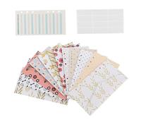 Veemoon Loose Leaf Cash Envelopes with Budget Sheets for Personal Monthly Planning Lightweight Organizer for Detailed Expense Tracking and Financial Management