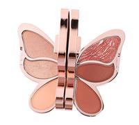 Veemoon Lucky Koi Pearl Shimmer Eye Shadow Palette for Girl Multi-functional Makeup Supply Cheek Blusher