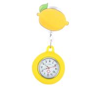 Veemoon Luminous Pocket Watch Creative Nurse Watch Retractable Clip Design Glow-in-The-Dark Dial for Medical Staff Nursing Shift Work Brooch Style