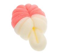 Veemoon Luxury Bath Ball Pink Exfoliating Bath Bombs for Women Loofah Travel Body Scrubber Shower Cleaning Supply