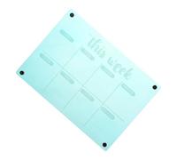 Veemoon Magnetic Acrylic Weekly Planner Board Dry Erase Memo Board for Fridge and Desktop Frameless Reusable to-do List Whiteboard with Smooth Erasable Surface Practical Organizer for Home