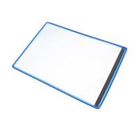 Veemoon Magnetic File Holder Wall-mounted Document Organizer Blue Spacious Mail and Paper Storage Pocket for Home Classroom Office Whiteboard Magnetic Dry Erase Marker Organizer