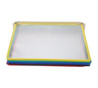 Veemoon Magnetic Hanging File Organizer with 10 Pockets, Spacesaving Design and Versatile Capacity, Suitable for Classroom and Fridge, Made of Iron and Pvc, Holds to Ten A4 Documents