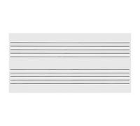 Veemoon Magnetic Music Teaching Whiteboard 60x40inch Dry Erase Reusable Sleek Rectangular Board for School and Home Use Suitable for Students and Music Teachers