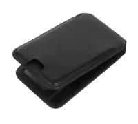 Veemoon Magnetic Phone Card Holder Mobile Wallet with Foldable Phone Stand Access Card Holder Pu Material Black Id Badges and Travel Use
