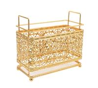 Veemoon Makeup Brush Storage Rack Vintage Iron Art Design for Holding Cosmetics Brushes Also Great as Pen Holder for Desk Organizers for Office Home Use