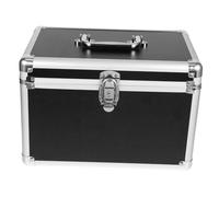 Veemoon Makeup Travel Case Elegant Abs and Aluminium Large Capacity with Secure Buckle Toiletry Organizer Makeup Kit Box Sl ontemporary Design for Bathroom Or Garden Storage