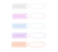 Veemoon Manicure Nail Cleaning Brush and Pedicure Brush 15pcs Set with Handle, Mixed Colors, Detailed Fingernail and Toenail Cleaning for Home and Travel Use Random Color