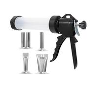 Veemoon Manual Sausage Stuffer Easy to Use Kitchen Accessory Stainless Steel Meat Filling Tool and Making Sausages for Home Use