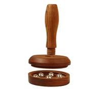 Veemoon Manual Wood Massage Roller Balls for Muscle Relaxation Handheld Back Leg Foot Massager Shiatsu