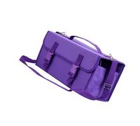 Veemoon Marker Pen Storage Case Sturdy Polyester High Capacity 120 Slot with Zippered Compartments and Shoulder Strap Portable Pen Case and Lipstick Organisation on Table or Easel