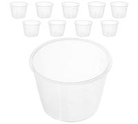 Veemoon Measuring Cups for Rice Cooker Accessories Sturdy Kitchen Measuring Tools 10pcs 80ml Pp Cups with Easy Storage, for Daily Rice Cooking and Baking