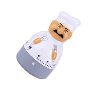 Veemoon Mechanical Chef Timer Kitchen Cooking Timer Cartoon Cooking Baking Timing Device for Home and Student Time Management Random Style