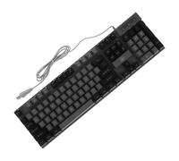Veemoon Mechanical Keyboard Gaming Wired 104 Keys Full Size Electronic Keyboard with Rgb Backlit, Abs Material, Stable Characteristics and High Performance for PC Accessories