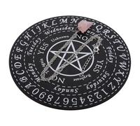 Veemoon Meditation Wooden Divination Plate and Pendulum Board Pine Wood Craft and Star Array for Home Meditation Setup