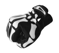 Veemoon Men's Full Finger Cycling Gloves with Skeleton Pattern, Sturdy Polyester and Silicone, Temperature Maintenance and Hand Comfort Features, for Road Bike Riding and Outdoor Sports