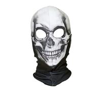 Veemoon Men's Full Skull Skeleton Balaclava - Spooky Halloween Costume Accessory for Cosplay - Horror Parties and Themed Events Perfect for a Scary Skeleton Look
