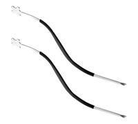Veemoon Metal Cello Sound Post Setter Tool Sturdy Simple Design 2pcs Easy to Use Sound Post Install Tool for Cello and Violin for Luthiers