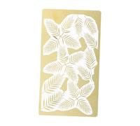 Veemoon Metal Etching Sheets Scale Leaf Template Sand Table Painting Stencil for Miniature Model Railroad Scenery Durable Plant Stencils for Detailed Micro Landscape Craft