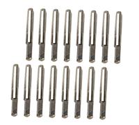 Veemoon Metal Tuning Pins Easy to Replace 16pcs Silver Harp String Nails and Not Easy to Deform Musical Instrument Accessories for Dulcimer and Harpsichord