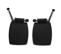Veemoon Metal Wheelchair Footrest Replacement Durable Impact Resistant Footplates for Elderly Mobility Easy Clean Smooth Surface Accessories for Wheelchairs and Transport Chairs