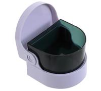 Veemoon Mini Cordless Jewelry Cleaning Machine with Vibration for Dentures and Coins, White, Portable Cleaner Suitable for Home and Travel