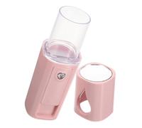Veemoon Mini Facial Steamer Portable Hydrating Sprayer for Skin Cleansing and Moisturizing USB Rechargeable Handheld Humidifier with Capacity Refreshing Mist for Salon and Home Use