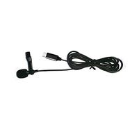 Veemoon Mini Lavalier Microphone Metal and Plastic Build with Noise Reduction for Phone Plug and Play Compact Type-c Design for Live Broadcast and Vlog Recording