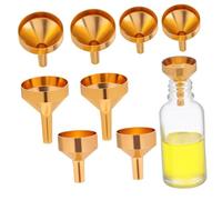 Veemoon Mini Metal Funnels Featuring Versatile Use with 3ml Droppers 10 and Sturdy Construction for Precise Liquid Transfer for Perfumes and Small Bottles for Home and Kitchen