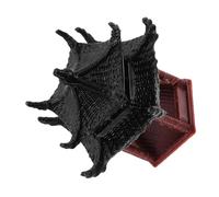 Veemoon Mini Pavilion Statue Pentagonal Pagoda for Japanese Micro Landscape Bonsai Decoration Aquarium Fish Tank Ornament Zen Garden Accessory