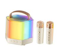 Veemoon Mini Portable Karaoke Machine Set Wireless Microphone for Boys and Girls Adults Compact Karaoke Speaker for Home Party