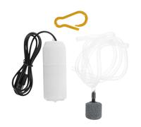 Veemoon Mini Silent USB Fish Tank Oxygen Pump, Small Aquarium Air Pump Bubbler for Home Use, White Compact Aquarium for Freshwater and Saltwater Tanks