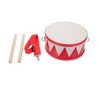 Veemoon Mini Snare Drum 8 Inches, Kid Snare Drum 1 Set of Orff Children Percussion for Kids Music Education Using Adjustable Strap And 2 Drumsticks Educational Wooden Sensory Musical Instrument