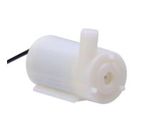 Veemoon Mini Submersible Water Pump for Aquarium and Hydroponic Systems, White Puc Material, Horizontal Type, Easy to Clean and Safe for Fish, Quiet Dc Motor Pump Suitable for Fish