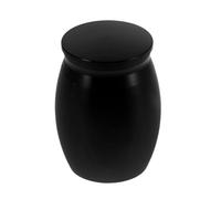 Veemoon Mini Urn for Ashes Small Aluminum Alloy Engravable Tiny Remains Holder for Pet Human Memorial Celebration of Life Decor