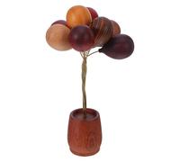 Veemoon Mini Wooden Balloon Table Centerpiece Mini Balloon Artware Desktop Decor Romantic Dining Room Table for Party and Birthday Display